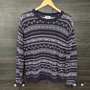 Vintage Northern Reflections Cotton Sweater M